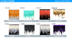 4-6" Bleached Dyed Saddle Fringe (1 Yard)