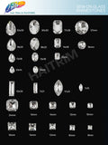 25mm Crystal Round Sew-on Rhinestone w/ Metal Setting
