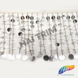5" Beaded Sequin Fringe, BSF-001