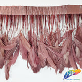 6-8" Stripped Coque Fringe (1/2 Yard)