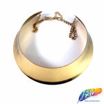 Gold Metal Choker Necklace - Style B