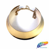 Gold Metal Choker Necklace - Style B