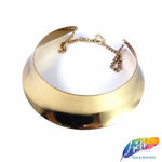 Gold Metal Choker Necklace - Style B
