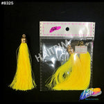 3 1/4" Silk Tassels with Gold Cap, TSL-01 (3 pieces)