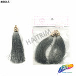 3 1/4" Silk Tassels with Gold Cap, TSL-01 (3 pieces)