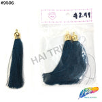 3 1/4" Silk Tassels with Gold Cap, TSL-01 (3 pieces)