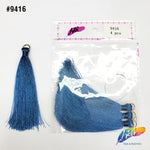 3 1/4" Silk Craft Tassels with Gold Jump Ring, TSL-02 (4 pieces)