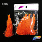 3 1/4" Silk Craft Tassels with Gold Jump Ring, TSL-02 (4 pieces)