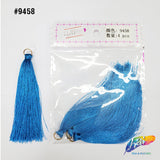3 1/4" Silk Craft Tassels with Gold Jump Ring, TSL-02 (4 pieces)