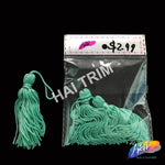 4 1/2" Mint Green Polyester Tassels, TSL-03-1