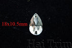10.5x18mm Teardrop Crystal Sew-on Rhinestones