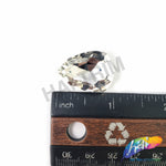 18x25mm Crystal Teardrop Sew-on Rhinestone w/ Metal Setting