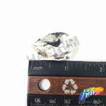 20x30mm Crystal Teardrop Sew-on Rhinestone w/ Metal Setting