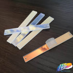 Transparent AB Rectangle Mirror Stones
