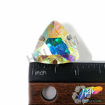 25mm Crystal AB Triangle Sew-on Rhinestone w/ Metal Setting