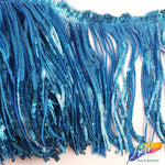 6" Sequins Fringe with Clustered Sequins Bias Tape, SEQ-002