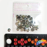 Metallic Silver Resin Stones