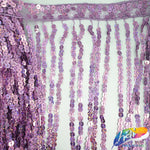 Color AB Sequins Fringe (6" 12" 16"), SEQ-001 AB