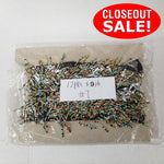 CLOSEOUT! 4.5 yards Multi Color Beaded Fringe , COT-110