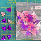 CLOSEOUT! Purple Acrylic Stones (sold per pack), A20