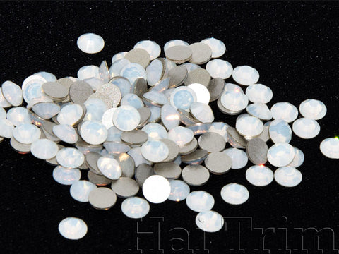 White Opal - Preciosa Non Hotfix Flatback Rhinestones