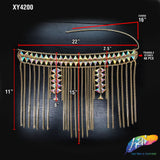 Chained Stone Body Chain Belt, XY4200