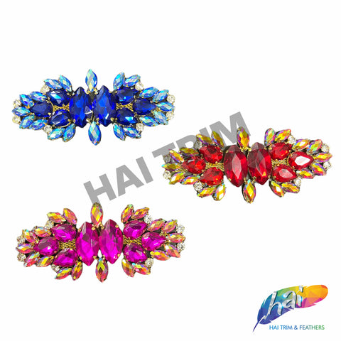 SALE! Fancy Colored Rhinestone Motif Applique, YH-089