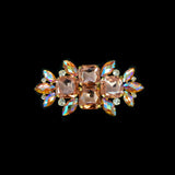SALE! Fancy Colored Rhinestone Motif Applique on Metal Setting, YH-090