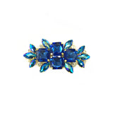 SALE! Fancy Colored Rhinestone Motif Applique on Metal Setting, YH-090