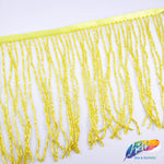 4" Beaded Fringe with 2-3mm Bugle Beads, FR-012