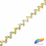 SALE! 5/8" Multicolored Acrylic Stone Trim, ACR-029