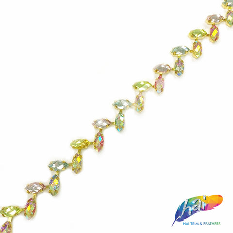 SALE! 5/8" Multicolored Acrylic Stone Trim, ACR-029