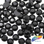 11mm Black Acrylic Rhinestones (1 pack = 1000 pieces)