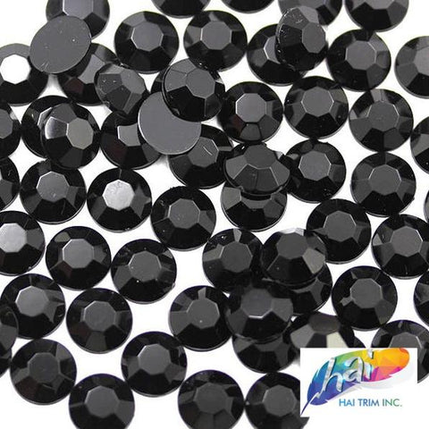 5mm Black Acrylic Rhinestones (1 pack = 5000 pieces)