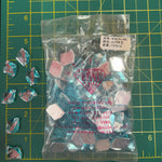CLOSEOUT! Aqua Acrylic Stones (sold per pack), A29