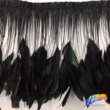 6-8" Stripped Coque Fringe (1/2 Yard)