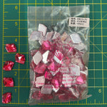 CLOSEOUT! Rose Pink Acrylic Stones (sold per pack), A16