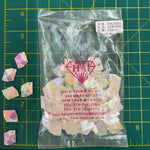CLOSEOUT! Antique White AB Acrylic Stones (sold per pack), A50