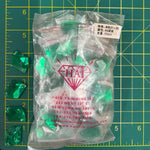 CLOSEOUT! Kelly Green Acrylic Stones (sold per pack), A6