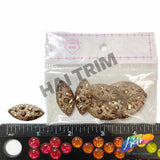 Bronze Metallic Meteorite Textured Stones