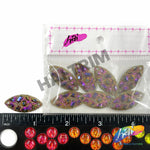 Multicolored Metallic Meteorite Textured Stones