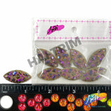 Multicolored Metallic Meteorite Textured Stones