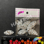 Silver Metallic Meteorite Textured Stones