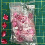 CLOSEOUT! Rose Pink Acrylic Stones (sold per pack), A16