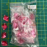 CLOSEOUT! Rose Pink Acrylic Stones (sold per pack), A16