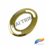 4" x 5" Gold Plastic Oval Buckle (sold per piece)