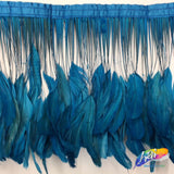 6-8" Stripped Coque Fringe (1/2 Yard)