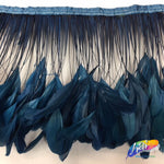 6-8" Stripped Coque Fringe (1/2 Yard)