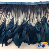 6-8" Stripped Coque Fringe (1/2 Yard)