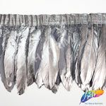 6-8" Metallic Goose Fringe (1 Yard)